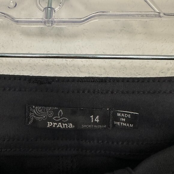 Prana Halle Pant Straight Leg Cargo Convertible Capri Gray Hiking Women's 14 - Picture 10 of 10